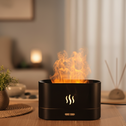 Difusor de Aromas & Humidificador Ultrasónico con Luz LED