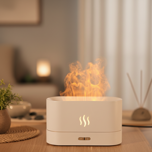 Difusor de Aromas & Humidificador Ultrasónico con Luz LED