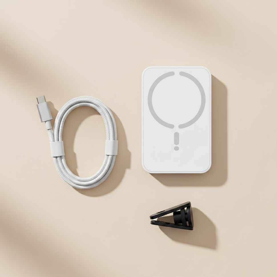 Cargador Inalámbrico Magnético 15W para Auto – Compatible con iPhone MagSafe