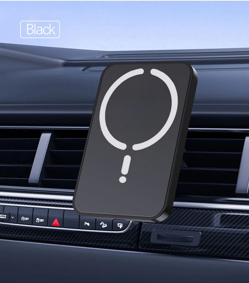 Cargador Inalámbrico Magnético 15W para Auto – Compatible con iPhone MagSafe
