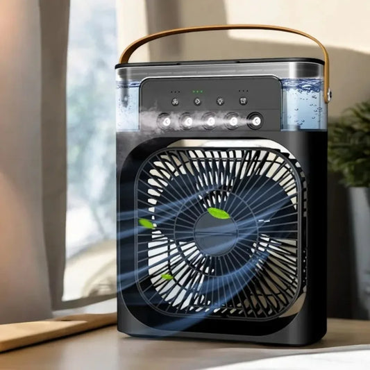 New USB Humidifier Fan with 5 Sprays for Office, Dorm, and Home Use –