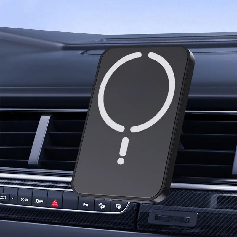 Cargador Inalámbrico Magnético 15W para Auto – Compatible con iPhone MagSafe