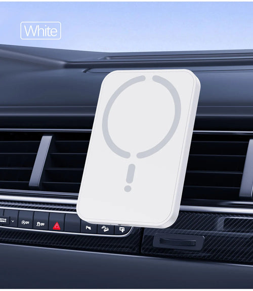 Cargador Inalámbrico Magnético 15W para Auto – Compatible con iPhone MagSafe